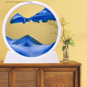 Commercio all'ingrosso 3d Sandscape in movimento clessidra cornice mare sabbia arte decorazione <span class=keywords><strong>regalo</strong></span> 3d in movimento sabbia - Product Image 1