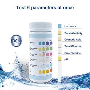 Spa 6-weg teststrips, chemische tester voor zwembadwater, 100 strips - Product Image 2