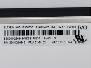 14-дюймовый ЖК-экран для ноутбука <span class=keywords><strong>IVO</strong></span> R140NWF5 RA для Lenovo Thinkpad T490 T495 T495S P43S T14S - Product Image 2