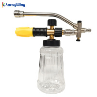 Botol Semprot Busa Pembersih Mobil Multi-Warna Berkualitas Tinggi, Transparan, Snow Foam Cannon PA Foam Lance