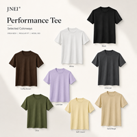 T-shirts de sport personnalisés JNEI avec logo, 150 grammes, pour hommes, t-shirts blancs respirants et à séchage rapide, coupe classique pour hommes
