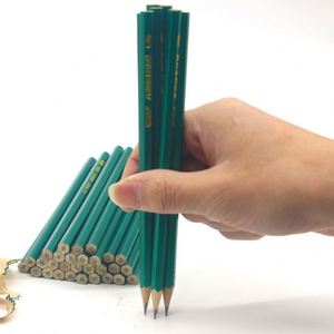 Lot de crayons hexagonaux verts HB en bois de haute qualité pour fournitures scolaires et de bureau – Le moins cher - Product Image 3