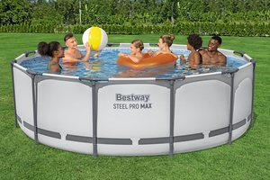 <span class=keywords><strong>Piscina</strong></span> Familiar Elevada Bestway 56260 con Marco de Acero Redondo para Exteriores, <span class=keywords><strong>3.66</strong></span> m X 1.00 m - Product Image 4
