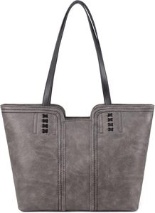 Plain Eco-Friendly <b>Waterproof</b> Tote <b>Bags</b> Women Gothic Purses Handbags Top Handle Satchel PU Leather Comfortable Sturdy Zippered - Product Image 3