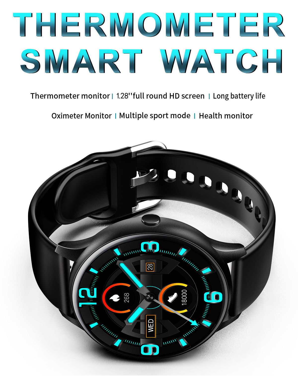 健身跟踪器时尚运动智能手表健身跟踪器k21智能手表心率跟踪器男士