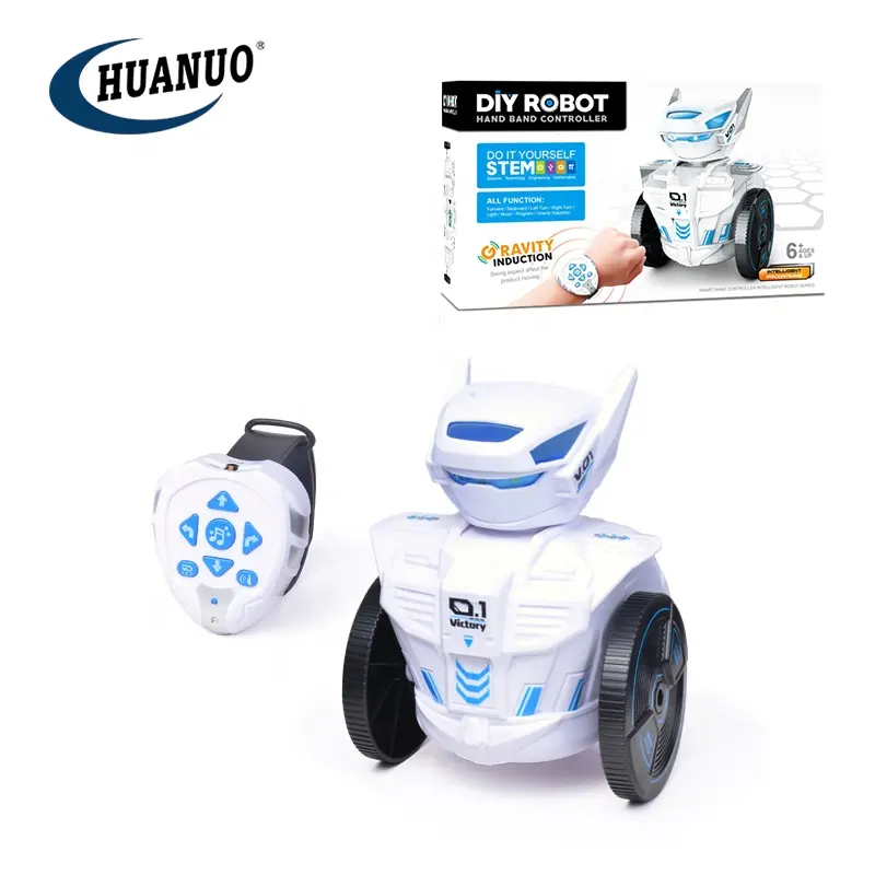 Controlador de banda de mano para niños, creativo, venta al por mayor, hazlo tú mismo, robot stem, juguetes, robot