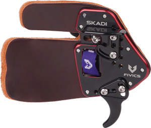 Protector de Dedos para Tiro con Arco Fivics SKADI, para Diestros/Zurdos - Tallas XS, S, M, Accesorio de Cuero Cordovan - Product Image 3