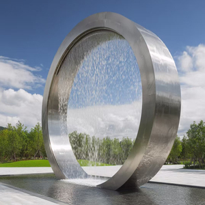 Fontana Paesaggistica, Fontana d'Acqua Ultra-Silenziosa con Sculture a Rilievo per Patio, Area Lounge e Cortile Segreto - Product Image 4