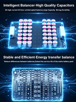 Égaliseur de batterie intelligent et actif Neey Enerkey 5.5A pour batteries LiFePO4 et Li-Ion 2S-24S avec Bluetooth pour onduleur solaire