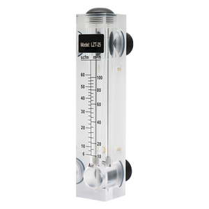 เครื่องวัดอัตราการไหลแบบโรต้ามิเตอร์ สำหรับแก๊ส ท่อแก้ว ขนาด 10-100SCFH พร้อมข้อต่อ NPT 1/8 นิ้ว - Product Image 3