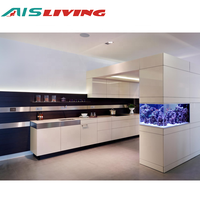 AIS_K1117 Cuisine préfabriquée de Guangzhou, petites conceptions de cuisine avec appareils électriques certifiés SAA