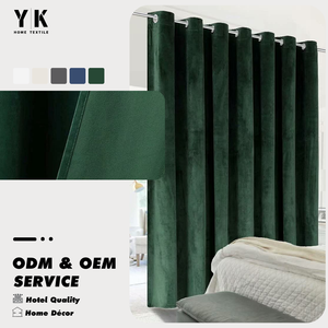 Nero verde 36 colori Super morbido decorazione per la <span class=keywords><strong>casa</strong></span> camera oscurante <span class=keywords><strong>tende</strong></span> di velluto per <span class=keywords><strong>soggiorno</strong></span> camera da letto Film della chiesa drappo di velluto - Product Image 1