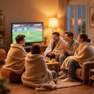 Couvertures Sherpa utilisables double face personnalisées et couvertures polaires chaudes Couverture en flanelle douce pour les voyages d'hiver - Product Image 2