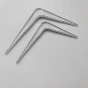 Prix bas, équerres triangulaires en contreplaqué de 6 pouces et 8 pouces, quincaillerie pour meubles, étagères murales flottantes en métal, étagères en plastique pour le bois - Product Image 1