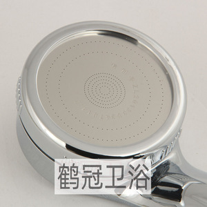 Pommeau de Douche Pluie Rond Réglable Portable avec Pulvérisateur Manuel et Amplificateur de Pression - Product Image 4