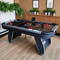 Table de hockey sur air électrique commerciale en vente chaude, système de pointage électronique audio, table de pointage numérique de 6 pieds pour club