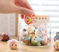 20 piezas/set MKTOYS Mini Baby Three Doll Animal Series Frozen Blind Box Figuras de Acción de Anime Lindas Escala 1/12 Coleccionables de Plástico