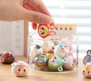 20 adet/takım MKTOYS Mini bebek üç hayvan serisi dondurulmuş kör kutu sevimli Anime aksiyon figürleri 1/12 ölçekli plastik tahsil - Product Image 2