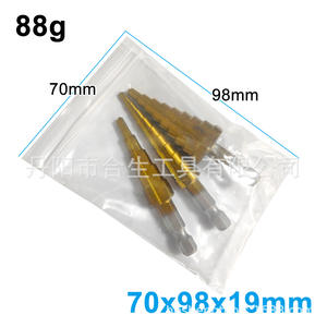 Mr <b>Drill</b> Metric <b>Step</b> <b>Drill</b> Bits 3-12/4-12/4-20mm Hex Shank TiCN Coated for Nonferrous Metals - Product Image 4