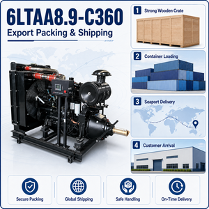 <span class=keywords><strong>Motor</strong></span> diésel SCDC CUM CUMS de 360 hp refrigerado por agua 6LTAA8.9-C360, <span class=keywords><strong>motor</strong></span> <span class=keywords><strong>estacionario</strong></span> <span class=keywords><strong>para</strong></span> maquinaria de construcción de alta resistencia. - Product Image 3