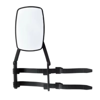 Rétroviseur latéral noir XMAXVISION ABS+Verre de haute qualité, à clipser, pour caravane, porte de voiture, rétroviseur de remorquage étendu pour une meilleure visibilité