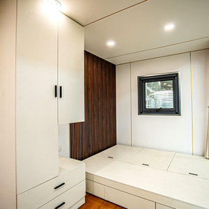 Tiny Apple Cabin, Casa Modular Prefabricada de Acero Ligero, Moderna y de Lujo, Portátil, de 20 y 40 Pies, Acústica, con Cocina y Sala de Estar - Product Image 5