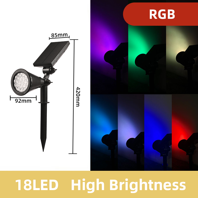 18 LED RVB