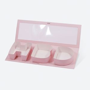 <b>Pink</b> Letter Boxes Multiple Colour Party Birthday Magnetic Paper <b>Gift</b> <b>Box</b> Packaging - Product Image 3
