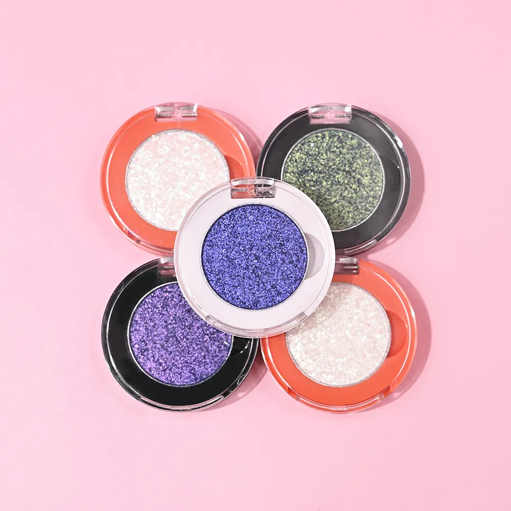 59 Màu sắc Tắc Kè Hoa long lanh Eyeshadow ánh sáng lung linh sắc tố bóng mắt ép kim loại kim cương Shining đa Chrome Eyeshadow