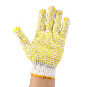 Guantes industriales de puntos de PVC, guantes antideslizantes de seguridad para trabajo, guantes de protección de manos, guantes de trabajo de punto de algodón impermeables para hombres - Product Image 6