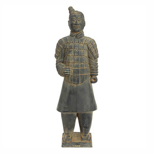 Vente de guerriers en terre cuite Xian grandeur nature granit calcaire en marbre sculpté à la main Antique personnalisé en usine - Product Image 1