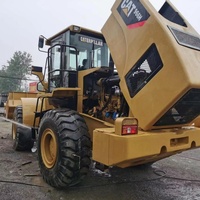 Chargeuse sur pneus d'occasion Caterpillar 966H d'origine japonaise avec pompe et moteur de 6 tonnes de capacité nominale