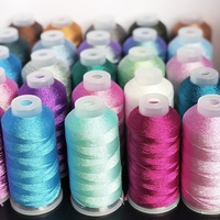 Fil métallique 6 brins pour tissage, broderie, point de croix, crochet, couture, loisirs créatifs, bracelet, fil brillant