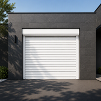 Lame de porte de garage en acier expansé de 98 mm, isolée, pour portail roulant, avec vis, pour projets de sécurité d'entrepôts commerciaux