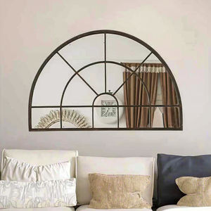 Espejo de Pared de Vidrio con Marco de Metal Arqueado New Hope, Espejo Decorativo Hecho <span class=keywords><strong>a</strong></span> <span class=keywords><strong>Mano</strong></span>, Ecológico, Duradero, Decoración Personalizada para el Hogar - Product Image 2