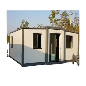 20ft faltbares erweiterbares Container haus 3 Schlafzimmer Vorfertigung Falten winziges Haus modulares Haus erweiterbares Container haus