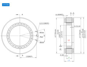 Moteur à entraînement direct d'usine avec diamètre extérieur 115 mm, hauteur 30 mm pour machines médicales - Product Image 6