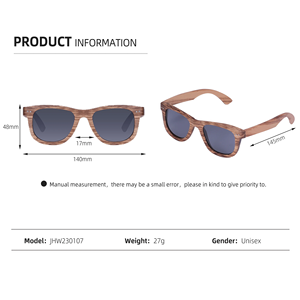 Gafas de Sol Retro Millionaire 2024, Cuadradas, con Protección UV400, Espejo Polarizado, de Madera, para Hombre y Mujer - Product Image 5