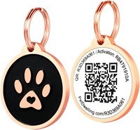 Großhandel Maßgefertigter Intelligenter NFC NTAG 213 Metall-Epoxy QR-Code Haustier-ID-Anhänger