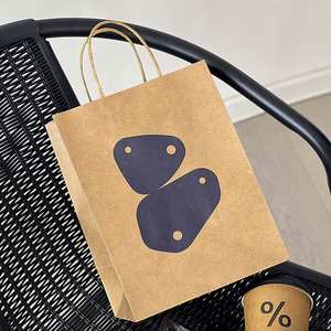 Customized Brown Kraft Paper Bags for Bread Baking Snacks Eco-Friendly Recyclable Biodegradable Disposable Food-Safe Logo - Product Image 3