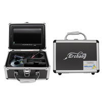 7 pouces Pro professionnel Vision nocturne sous-marine Lcd moniteur profond Marine Fish Finder Sonar avec Double lumières