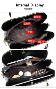 Bolsos de Hombro de Cuero PU de Calidad para Mujer, Bolsos de Mano de Lujo, Diseño de Moda, Gran Capacidad, Bolso Tote Casual - Product Image 6