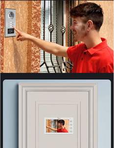 Système d'interphone vidéo intelligent Anjielo, vision nocturne, écran tactile, résolution 1080P, accès par carte RFID, prise en charge de plusieurs moniteurs - Product Image 6