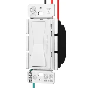 Recrutando parceiros para interruptor dimmer de parede de 3 vias para uso doméstico de iluminação LED/CFL interior interruptor dimmer regulável triac padrão dos EUA