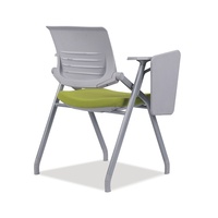 Ensemble de chaises de bureau de style moderne Table de conférence en métal durable et chaise en maille avec microphone Produit de qualité