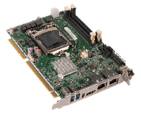 IEI HPCIE-Q470 demi-taille PICMG 1.3 carte CPU prend en charge LGA1200 Intel 10e/11e génération Core i9/i7/i5/i3 Pentium Celeron CPU
