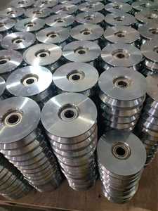 Cojinete simple y doble Rueda de puerta de rodillo deslizante de ranura de zinc amarillo y plateado Y V U H con placa Doble - Product Image 5