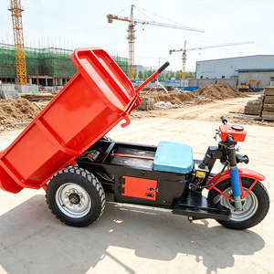 Tricycle électrique de transport de marchandises, capacité de charge de 1 tonne, <span class=keywords><strong>moteur</strong></span> 48V 1100W, benne hydraulique pour le transport de matériaux de construction et de béton dans les mines - Product Image 5