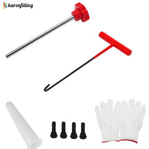 Kit de Herramientas para Instalación de Válvulas, Estuche Metálico Resistente, Herramienta de Reparación de Neumáticos de Goma, Extractor de Válvulas, Accesorios para Automóviles - Product Image 6