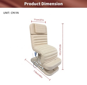 Nouveau Lit de Massage Facial Électrique à 3 Moteurs, Lit de <span class=keywords><strong>Spa</strong></span> Esthétique, Lit pour Extensions de Cils, Chaise de Beauté pour Salon - Product Image 6